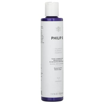 Philip B - Icelandic Blonde Shampoo (Tone Correcting Brightening Eliminates Brassiness - Blonde, Gray, Silver Hair) Image 1