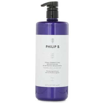 Philip B Icelandic Blonde Shampoo (Tone Correcting Brightening Eliminates Brassiness - Blonde, Gray, Silver H 947ml/32oz
