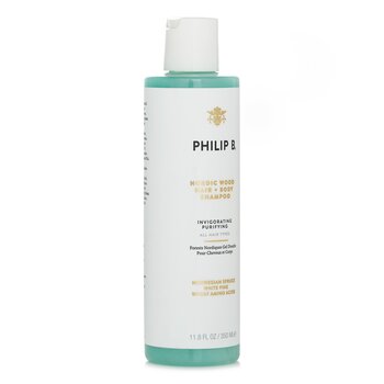 Philip B - Nordic Wood Hair + Body Shampoo (Invigorating Purifying - All Hair Types) Image 1