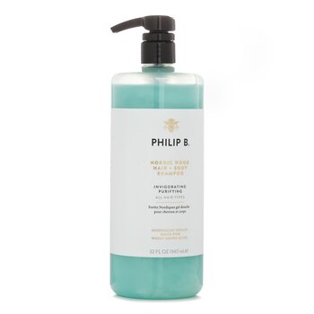 Philip B - Nordic Wood Hair + Body Shampoo (Invigorating Purifying - All Hair Types) Image 1