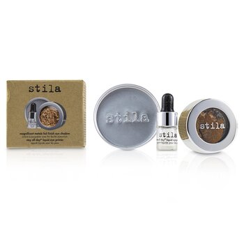 Stila - Magnificent Metals Foil Finish Eye Shadow With Mini Stay All Day Liquid Eye Primer - Comex Copper Image 1