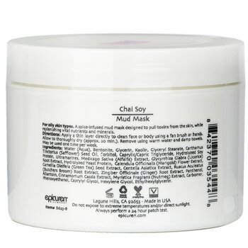 Epicuren - Chai Soy Mud Mask - For Oily Skin Types (Salon Size) Image 2