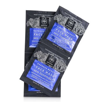 Express Beauty Face Mask with Sea Lavender (Moisturizing & Anti-Pollution) (6x(2x8ml)) 