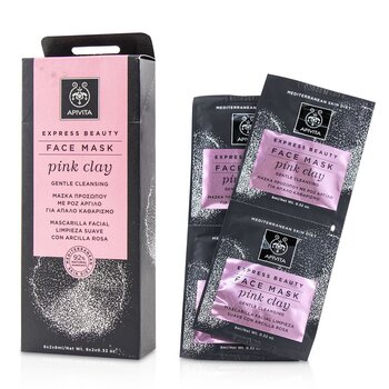 Apivita - Express Beauty Face Mask with Pink Clay (Gentle Cleansing) Image 1