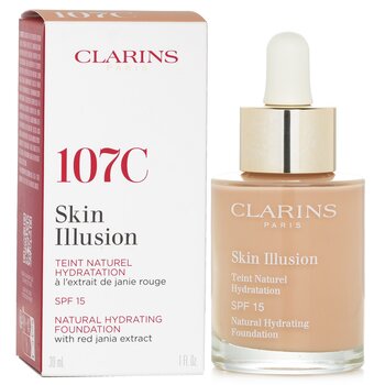 Clarins - Skin Illusion Natural Hydrating Foundation SPF 15 #107C Image 1