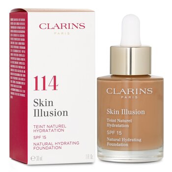 Clarins - Skin Illusion Natural Hydrating Foundation SPF 15 # 114 Cappuccino Image 1