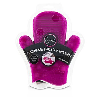 2X Sigma Spa Brush Cleaning Glove - # Pink (3pcs) 