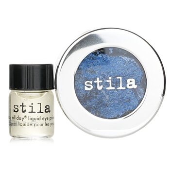 Stila - Magnificent Metals Foil Finish Eye Shadow With Mini Stay All Day Liquid Eye Primer - Metallic Cobalt Image 1