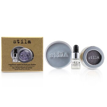 Stila - Magnificent Metals Foil Finish Eye Shadow With Mini Stay All Day Liquid Eye Primer - Metallic Lavender Image 1