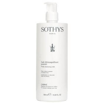 Sothys - Purity Cleansing Milk - For Combination to Oily Skin   With Iris Extract (Salon Size)  - 500ml/16.9oz