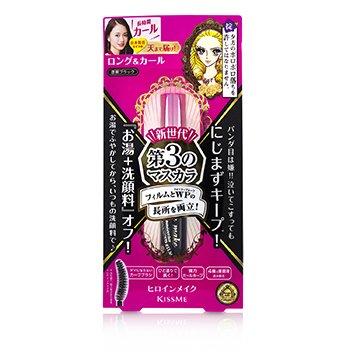 KISS ME - Heroine Make Long And Curl Waterproof Mascara Advanced Film - # 01 Black Image 1