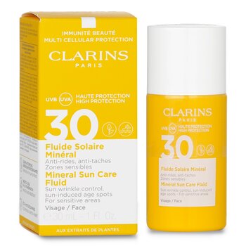 Clarins - Mineral Sun Care Fluid For Face SPF 30 - For Sensitive Areas Image 1