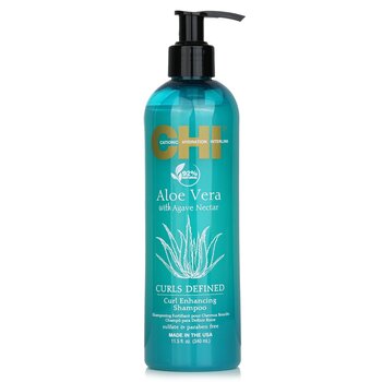 CHI Aloe Vera with Agave Nectar Curls Defined Curl Enhancing Shampoo 340ml/11.5oz
