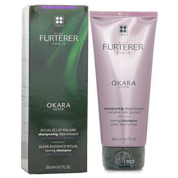 Rene Furterer - Okara Silver Silver Radiance Ritual Toning Shampoo (Gray, White Hair) Image 1