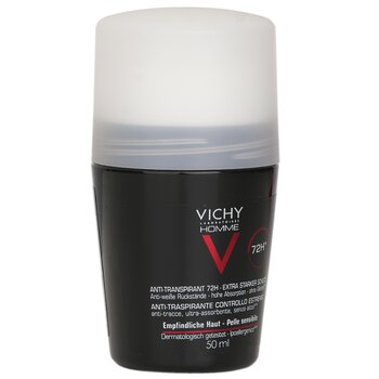 Vichy - Homme 72H* Extreme-Control Anti Perspirant Roll-On (For Sensitive Skin) Image 1