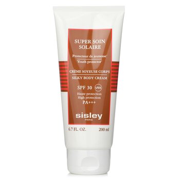 Sisley Super Soin Solaire Silky Body Cream SPF 30 UVA High Protection 168105 200ml/6.7oz