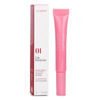 Clarins - Natural Lip Perfector - # 01 Rose Shimmer Image 1