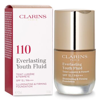 Clarins - Everlasting Youth Fluid Illuminating & Firming Foundation SPF 15 - # 110 Honey Image 1