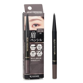 KISS ME - Heavy Rotation Eyebrow Pencil - # 08 Ash Grey Image 1