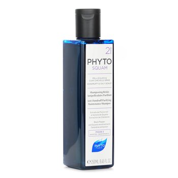 Phyto - PhytoSquam Anti-Dandruff Purifying Maintenance Shampoo (Dandruff & Oily Scalp) Image 1