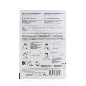 Lavera - Sheet Mask - Purifying (With Natural Salicylic Acid & Organic Mint) Image 1