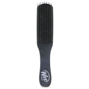 Wet Brush - Men's Detangler Leather - # Black Image 2