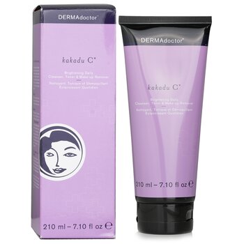 DERMAdoctor - Kakadu C Brightening Daily Cleanser, Toner & Makeup Remover (Tube) Image 1