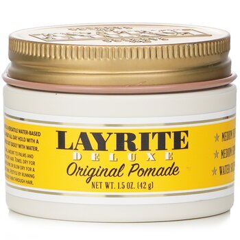 Layrite Original Pomade (Medium Hold, Medium Shine, Water Soluble) 42g/1.5oz
