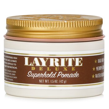 Layrite Superhold Pomade (High Hold, Medium Shine, Water Soluble) 42g/1.5oz
