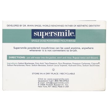 Supersmile - Single Dose Powdered Mouthrinse (No Alcohol/Sugar) Image 2