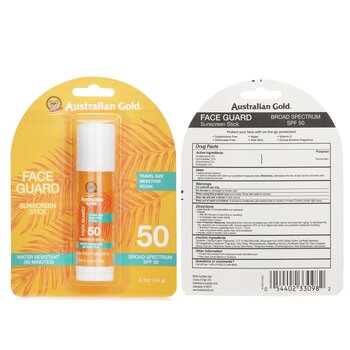 Australian Gold - Face Guard Sunscreen Stick SPF 50 Image 1