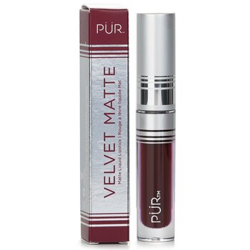 PUR (PurMinerals) - Velvet Matte Liquid Lipstick - # Dutty Wine Image 1