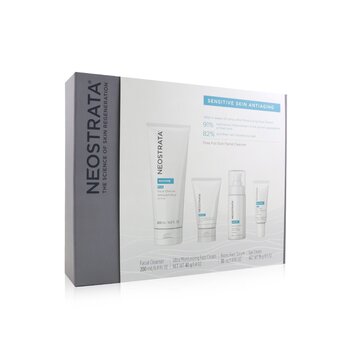 Neostrata - Sensitive Skin Antiaging Kit: Restore Cleanser, Restore Face Cream, Restore Face Serum, Restore Eye Cream Image 1