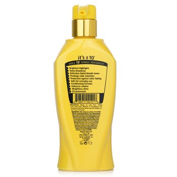 It's A 10 - Miracle Brightening Shampoo (For Blondes) Image 2