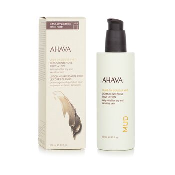 Ahava - Leave-On Deadsea Mud Dermud Intensive Body Lotion - For Dry & Sensitive Skin Image 1