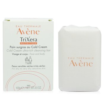 Avene - TriXera Nutrition Cold Cream Ultra-Rich Face & Body Cleansing Bar - For Dry to Very Dry Sensitive Skin Image 1