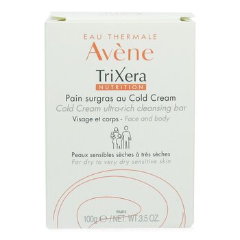 Avene - TriXera Nutrition Cold Cream Ultra-Rich Face & Body Cleansing Bar - For Dry to Very Dry Sensitive Skin Image 2