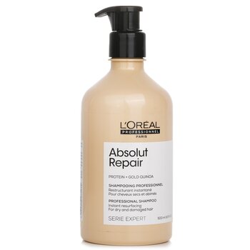 L'Oreal - Professionnel Serie Expert - Absolut Repair Gold Quinoa + Protein Instant Resurfacing Shampoo Image 1