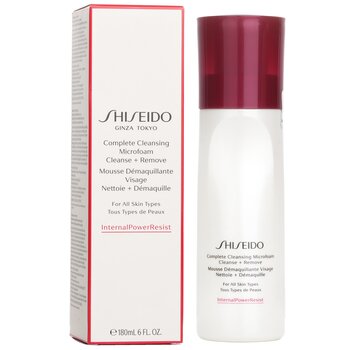 Shiseido - InternalPowerResist Complete Cleansing Microfoam Cleanse + Remove - For All Skin Types Image 1