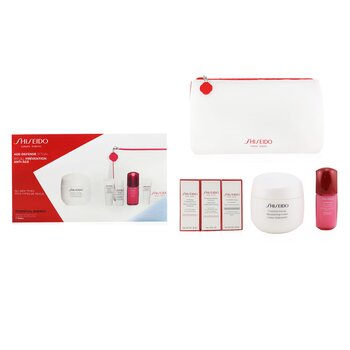 Shiseido Age Defense Ritual Essential Energy Set (For All Skin Types) 5pcs+1pouch