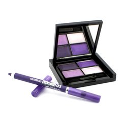 silmämeikkisetti: (luomiväripaletti + Mini Multiplay -silmänrajauskynä) - # Smoky Eyes Purple Kit
