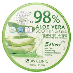 3W Clinic 98% 蘆薈舒緩保濕凝凍 98% Aloe Vera Soothing Gel