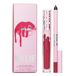 Kylie By Kylie Jenner Matte Lip Kit: Matte Liquid Lipstick 3ml + Lip Liner 1.1g 2pcs