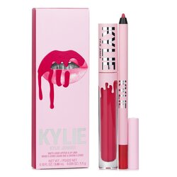 Kylie By Kylie Jenner Matte Lip Kit: Matte Liquid Lipstick 3ml + Lip Liner 1.1g 2pcs