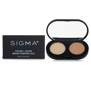 Sigma Beauty - Color + Shape Brow Powder Duo - # Light Image 1