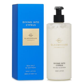 Glasshouse - Body Lotion - Diving Into Cyprus (Sea Salt & Saffron) Image 1