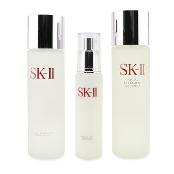 SK II - Pitera Deluxe Hydrating  3-Pieces Set: Facial Treatment Essence 230ml + Facial Lift Emulsion 100g + Facial Treatment Clear Lotion 230ml Image 1