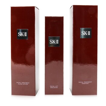 SK II - Pitera Deluxe Hydrating  3-Pieces Set: Facial Treatment Essence 230ml + Facial Lift Emulsion 100g + Facial Treatment Clear Lotion 230ml Image 2