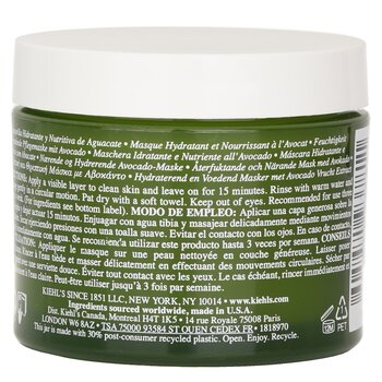 Kiehl's - Avocado Nourishing Hydration Mask Image 2