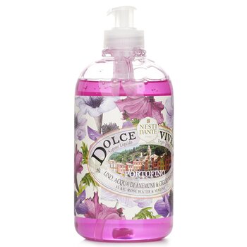 Nesti Dante - Dolce Vivere Vegan Liquid Soap - Portofino -Flax, Rose Water & Marine Lily Image 1